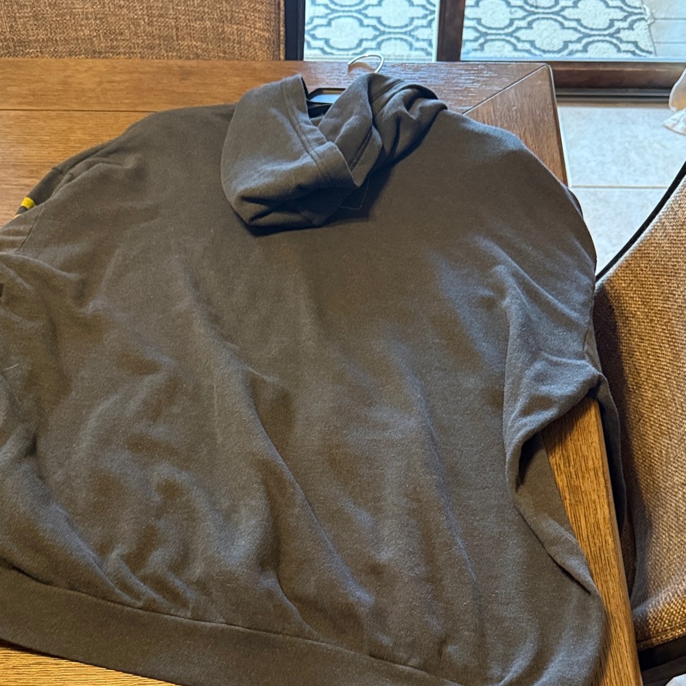 Aviator Nation Charcoal Hoodie with Rainbow Logo - Picture 5 of 5